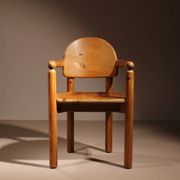 6 fauteuils par Rainer Daumiller en bois de pin, Danemark années 1980