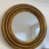 Large golden mirror