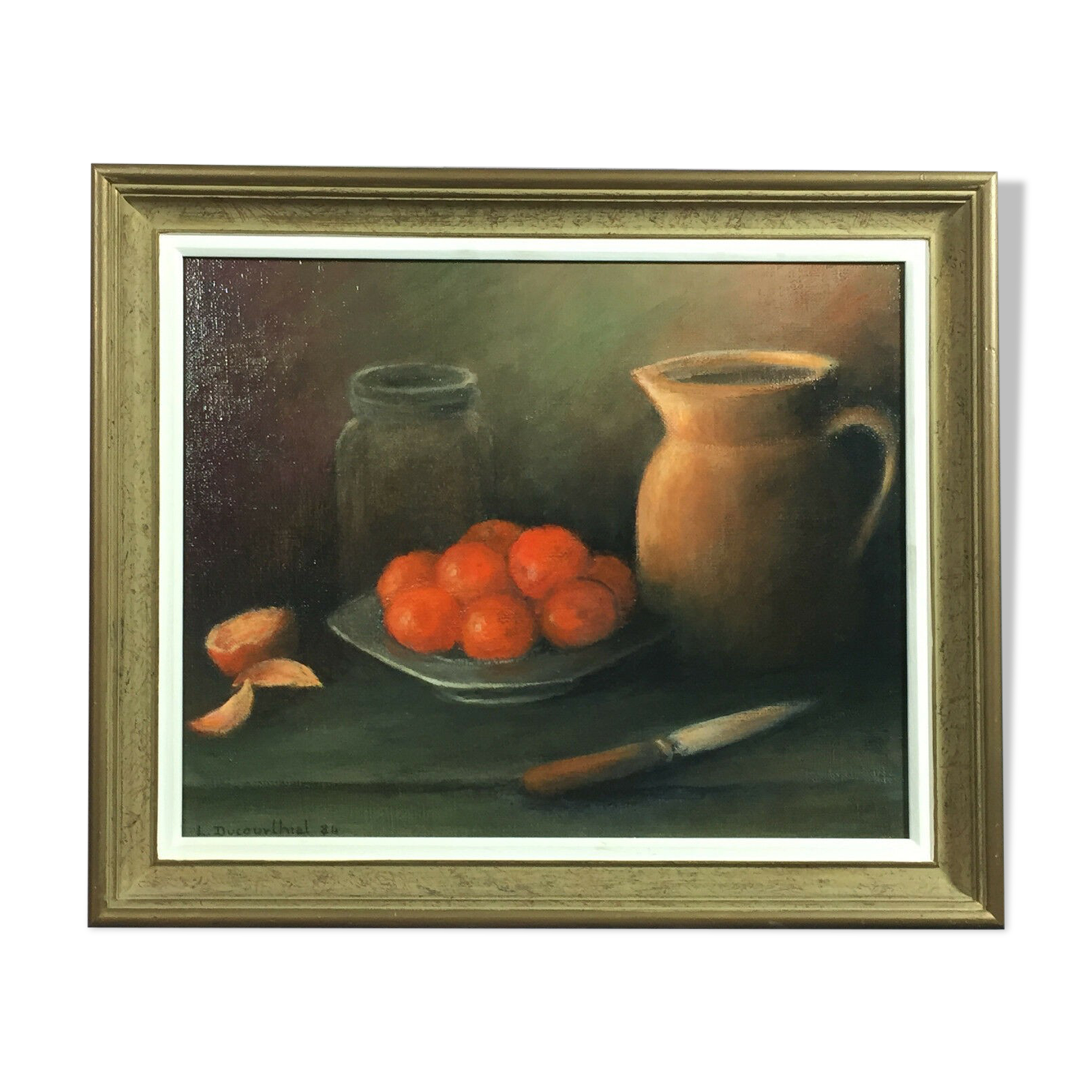 L.Ducourthial's oil-on-frame painting