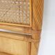 Mid-century rattan head board, 1970's