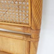 Mid-century rattan head board, 1970's