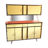Buffet rockabilly vintage en Formica structure Eiffel.