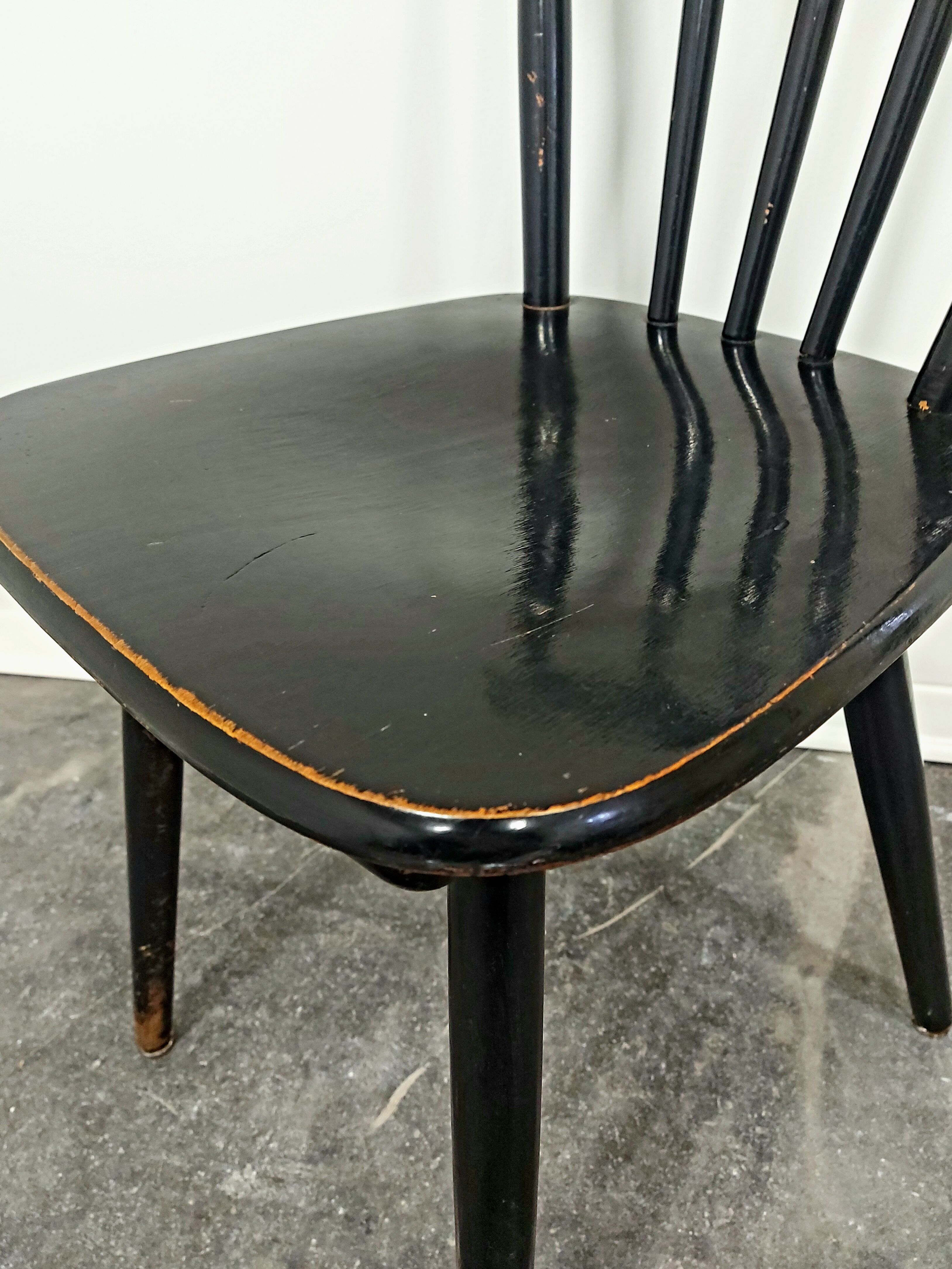 Chaise de salle à manger, années 1980