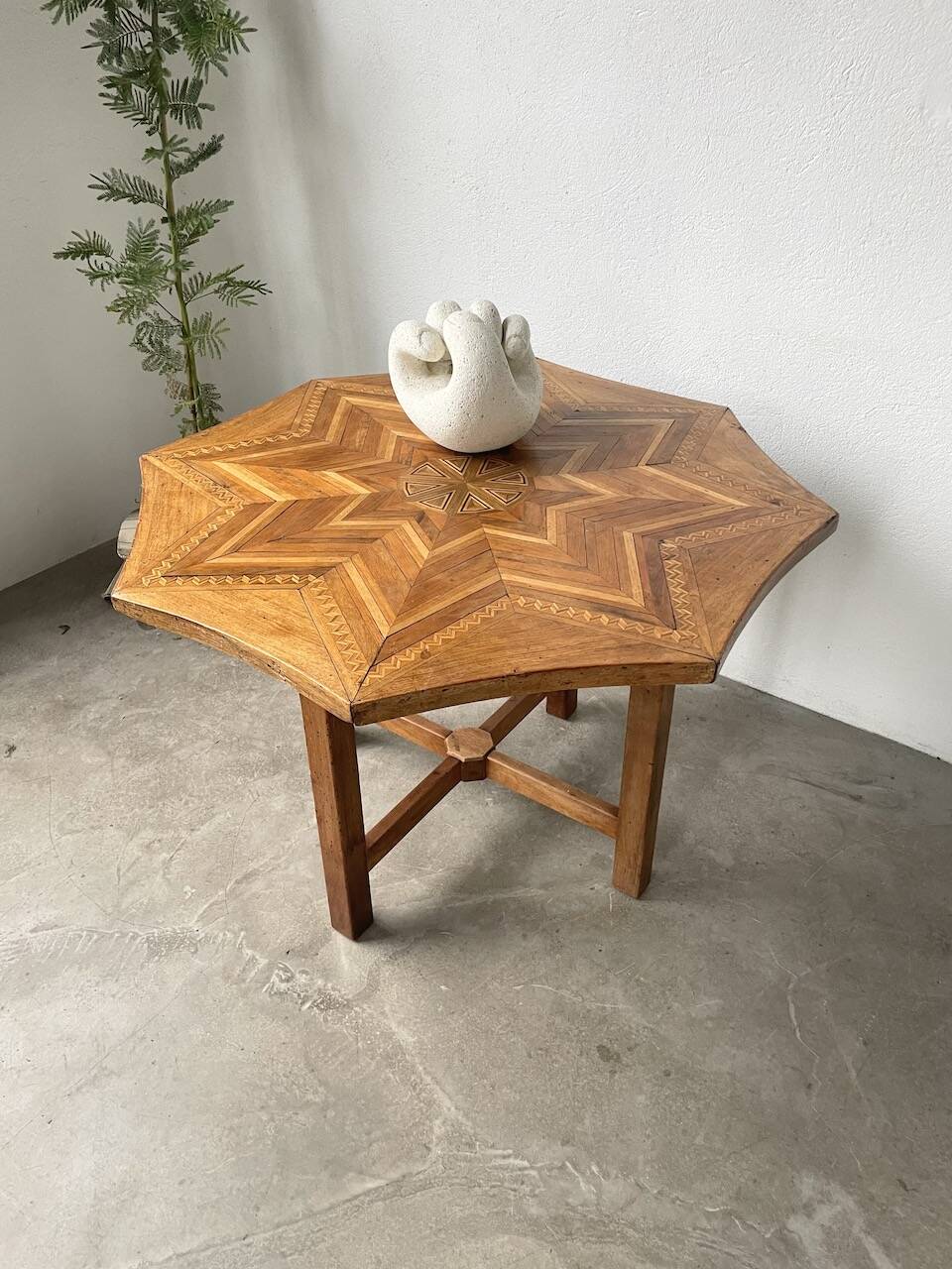 19th century inlaid side table