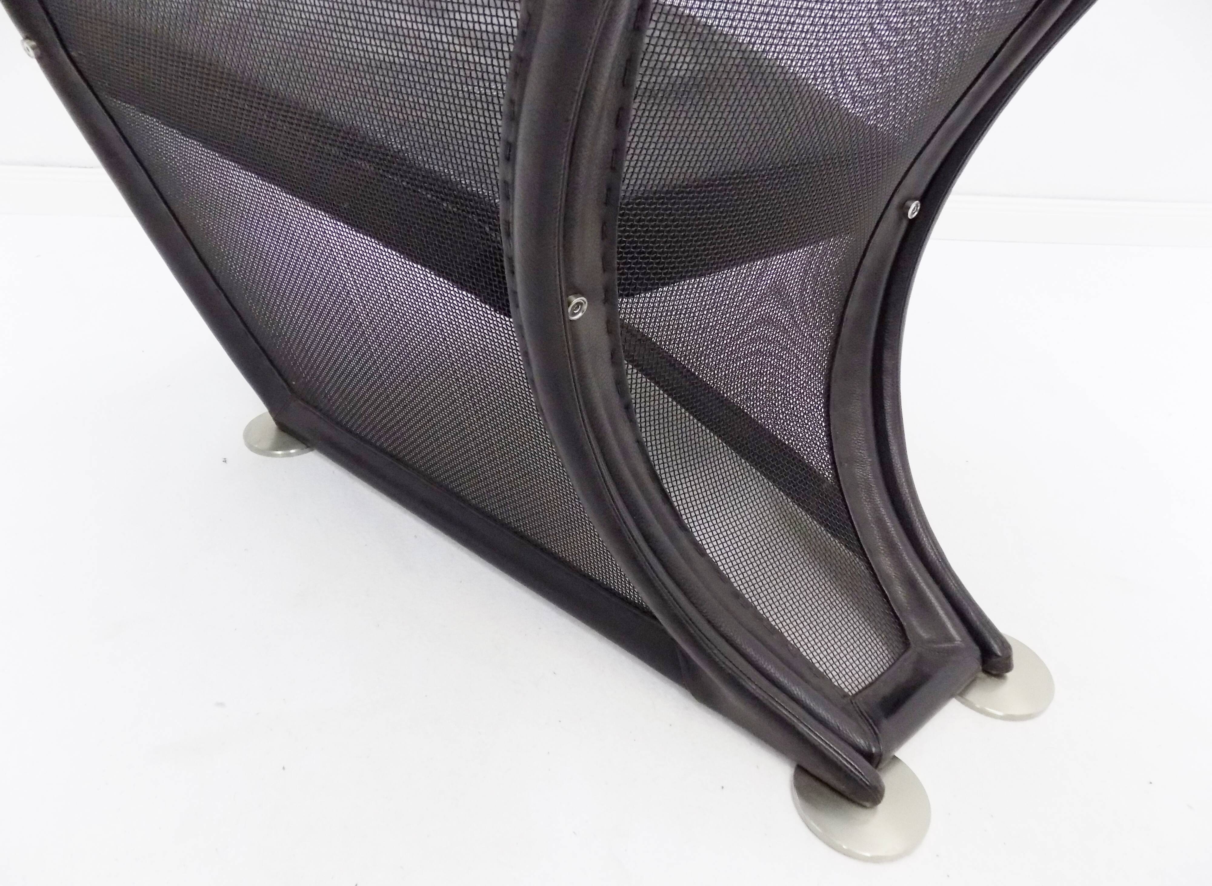 Prive leather armchair by Paolo Nava for Arflex