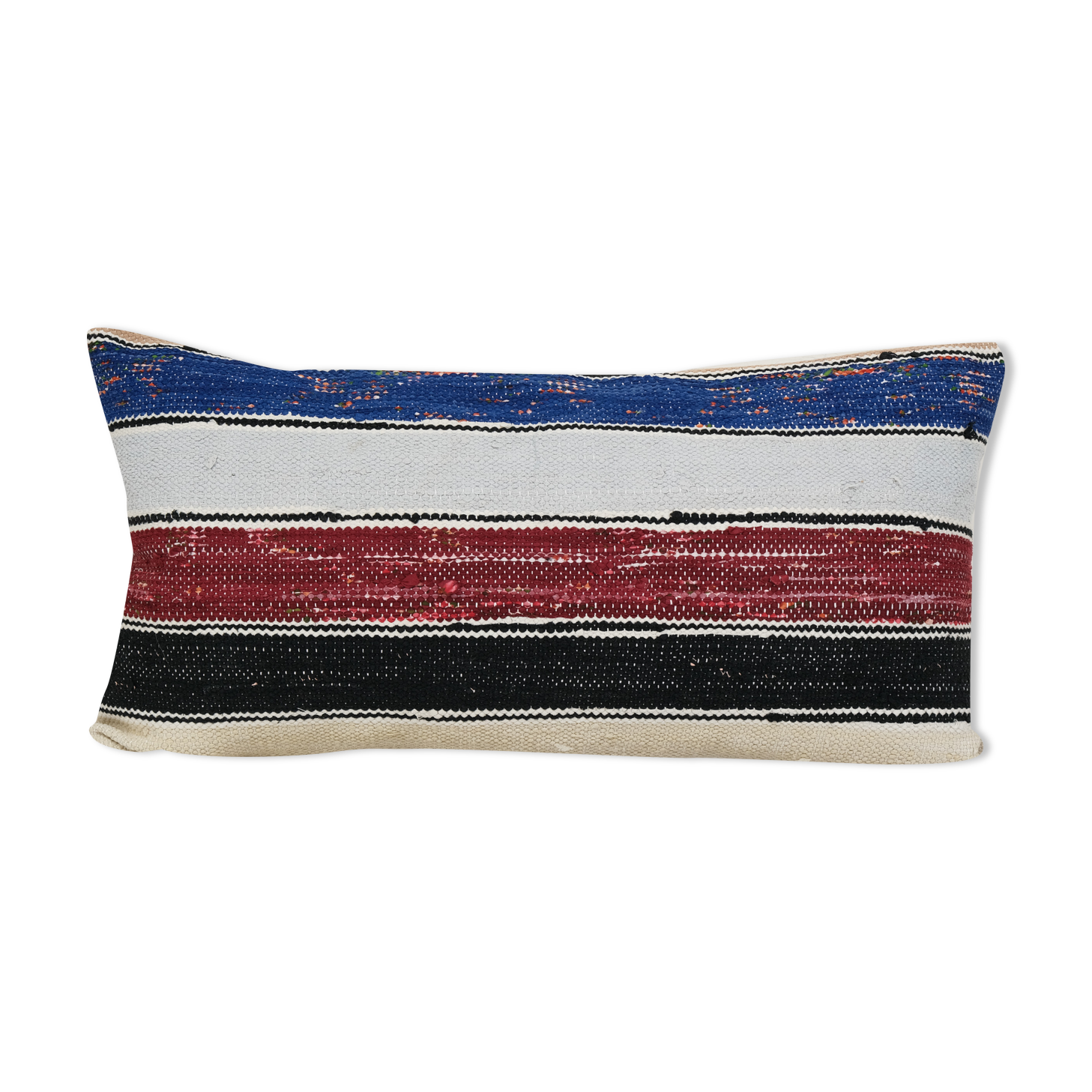 14" x 26" Oriental Boho pillow Kilim pillow cover Chair pillow Small Oblong, Turkish Lumbar Kilim