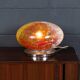Vintage 20thc italian murano art glass table lamp c.1970