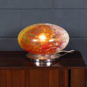 Vintage 20thc italian murano art glass table lamp c.1970