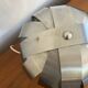 Lampe lune en chrome
