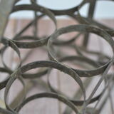Old metal bottle holder
