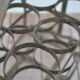 Old metal bottle holder