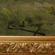 Oil on canvas "Mountain Landscape", signed C. Lion – Late 19th century