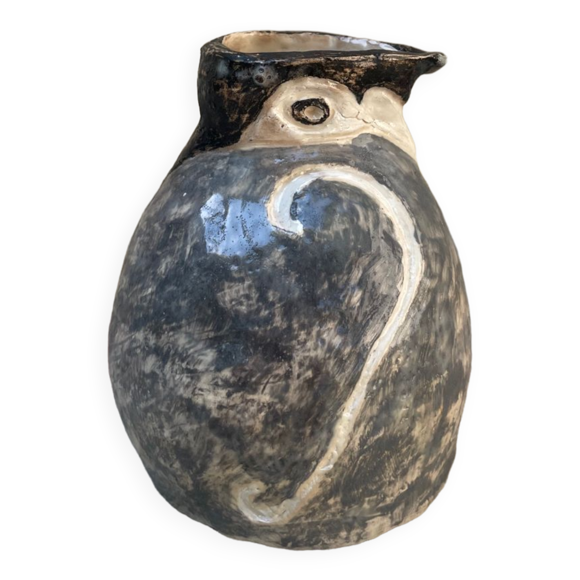 Ceramic vase penguin twentieth