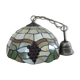 Art deco pendant lamp in glass paste 70s