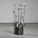 Sculptural floral lamp by Royal Copenhagen, Denmark, circa 1960.