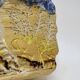 Ceramic pottery vase in relief signed angilella