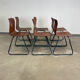Lot 6 chaises Galvanitas « S23 », années 60, Hollande