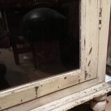 Beige lacquered teak sideboard