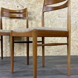 2x 60s 70s dining chair dining chair mid century Danish modern design