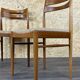 2x 60s 70s dining chair dining chair mid century Danish modern design