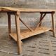 Old work table kitchen island bar table oak