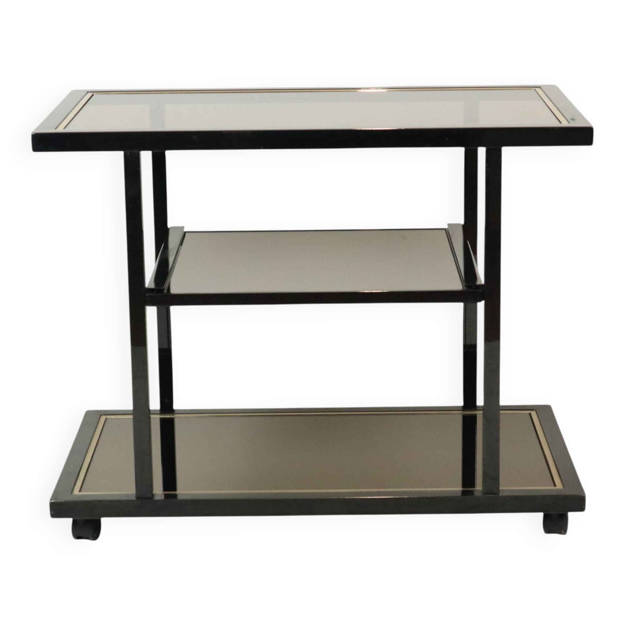 Belgo Chrom by Roger Van Hevel Design Bar Trolley 23kt Gold