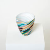 Laura de Santillana for Venini blown glass vase Klee 1984