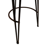 Vintage Stool Rattan Rohe Noordwolde Netherlands 1960s Design