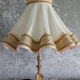 Lampe bronze et jupons