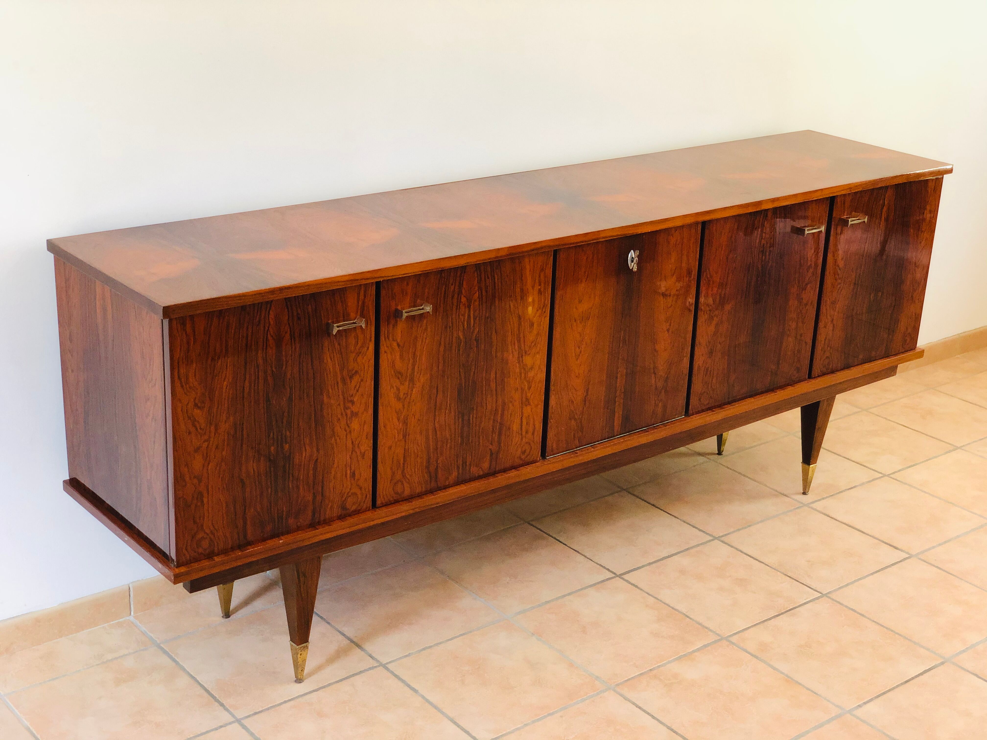 Vintage rio rosewood sideboard by Malora 1960