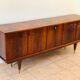 Vintage rio rosewood sideboard by Malora 1960