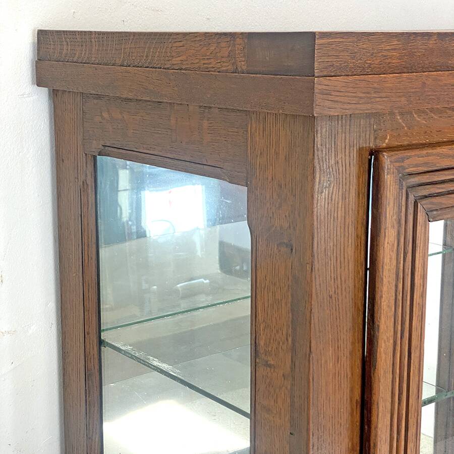 1950s vintage display cabinet