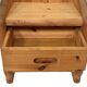 Vintage set of two pine wood bedside tables