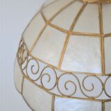 Mother-of-pearl and brass suspension