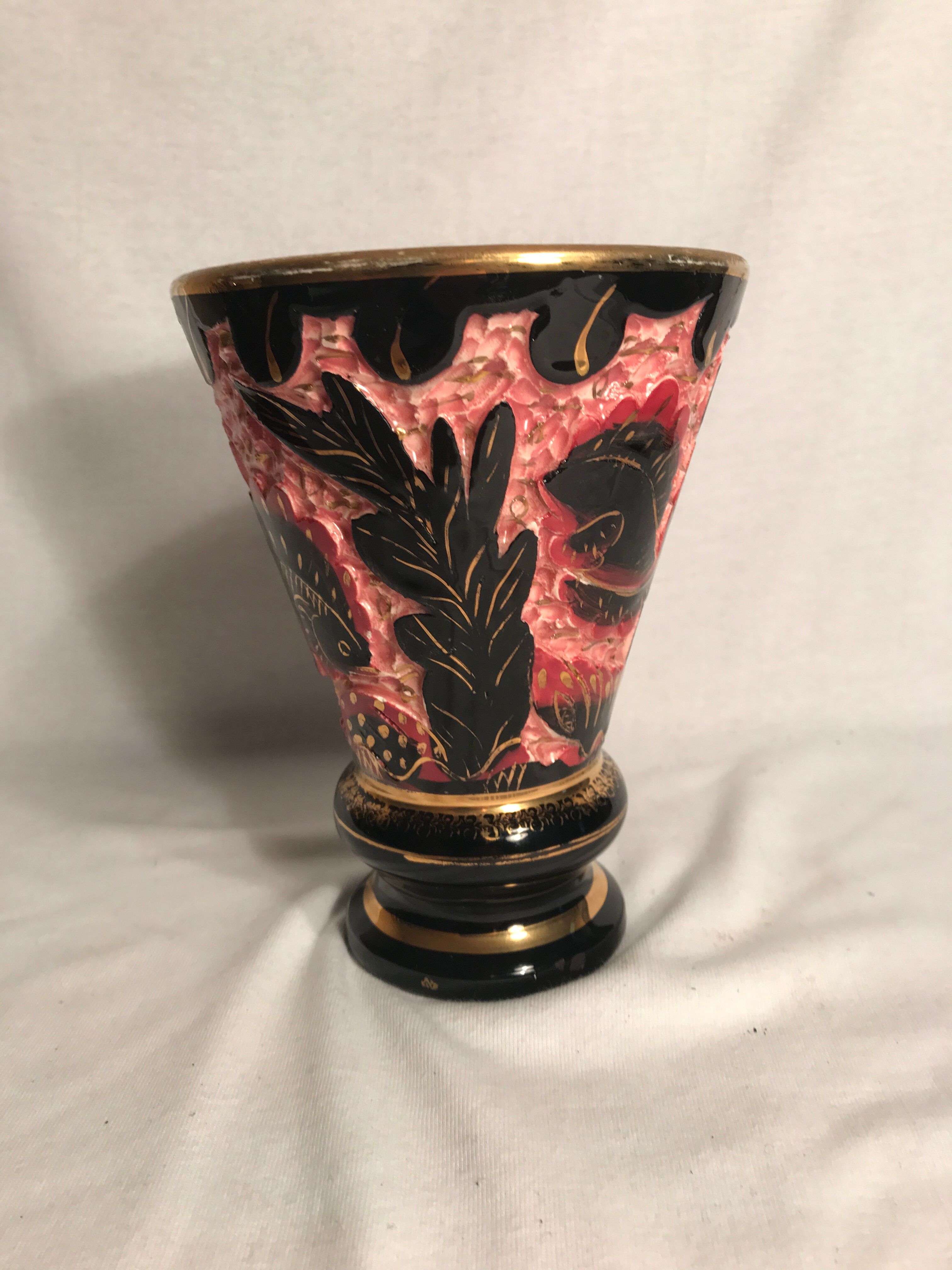 Former Monte Carlo décor hand vintage ceramic vase