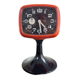 Alarm Clock Vintage Original Unique Space Age Alarm Clock by KAISER - German Table Clock Tulip -