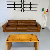 XXL wall sculpture in cast aluminium, 1970s Brutalist design.