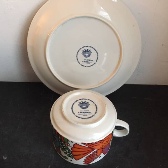 Acapulco cup and saucer by Villeroy & Boch