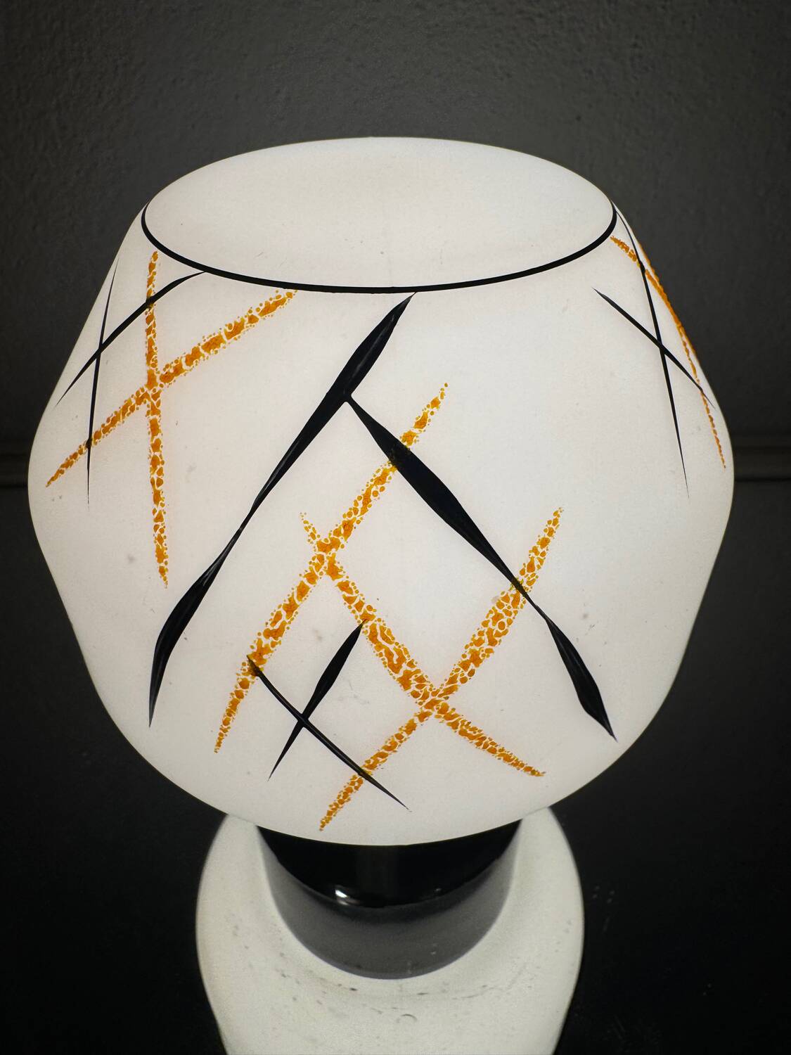 Bakelite opaline lamp from the 60s