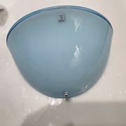 Appliques en verre de Murano bleu clair, années 1970, ensemble de 2
