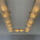 Murano glass ceiling chandelier, Barovier circa 1950