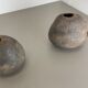 Set of 2 West German Ceramic Studio Vase Object by Helmut Schäffenacker, 1960s