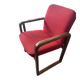Vintage red armchairs