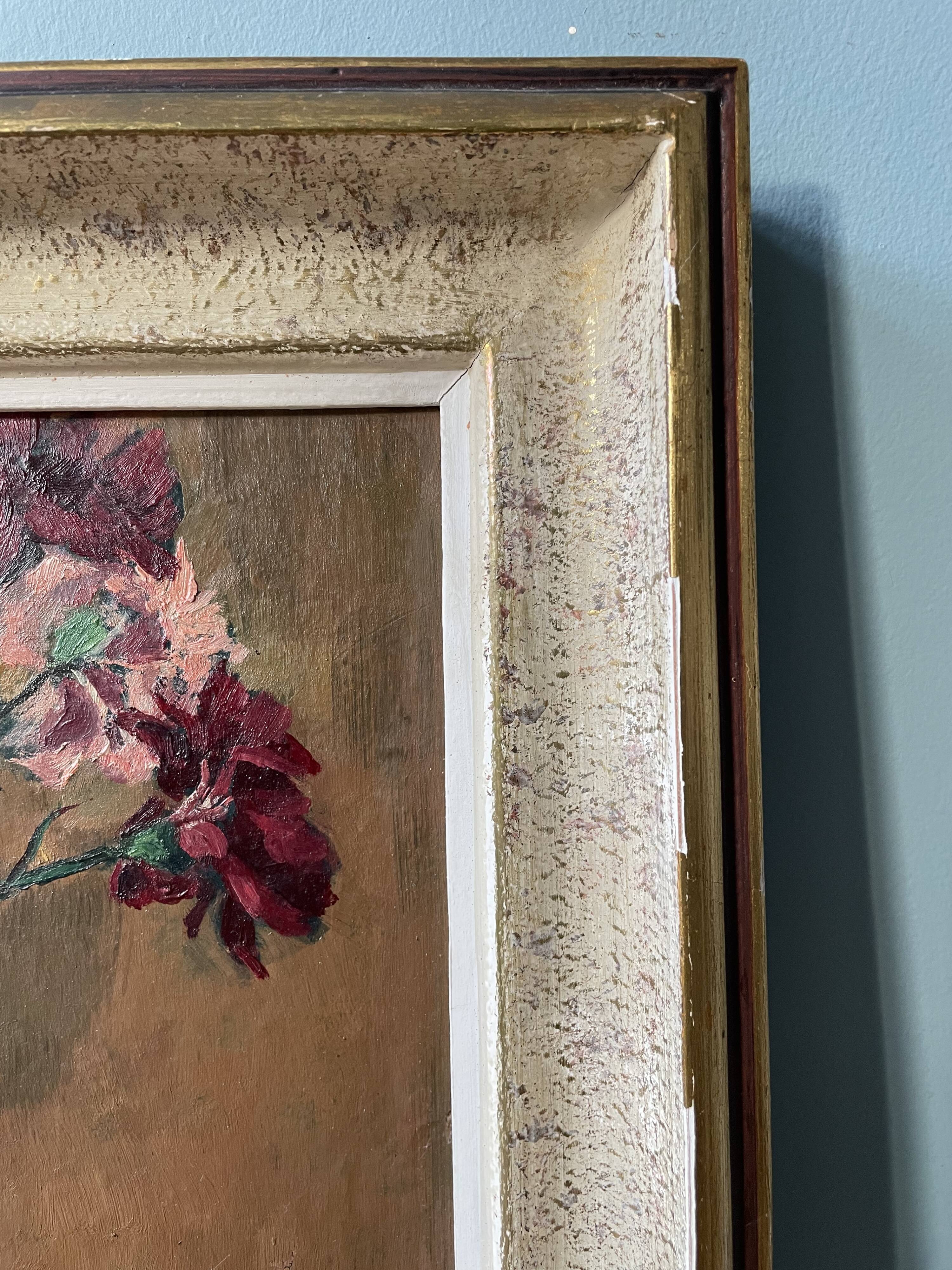 Old painting signed Henri David