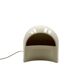 Organic white ceramic table lamp, Italy 1970