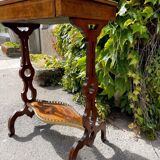 Small Walnut Side Table, England, 19th Century