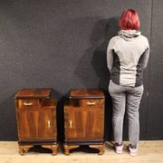 Paire de tables de chevet italiennes, 20e siècle