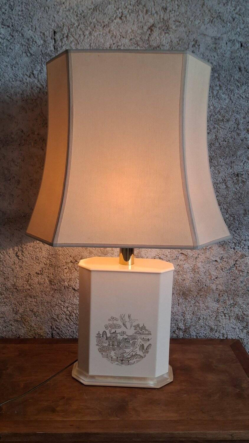 Large lamp 80 cm Japanese palace scene