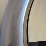 Reggiani round mirror in vintage chrome metal