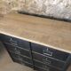 Industrial valve furniture with metal wood valves